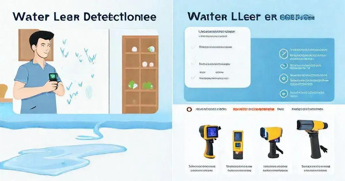 Como usar um aparelho de detecção de vazamento de água