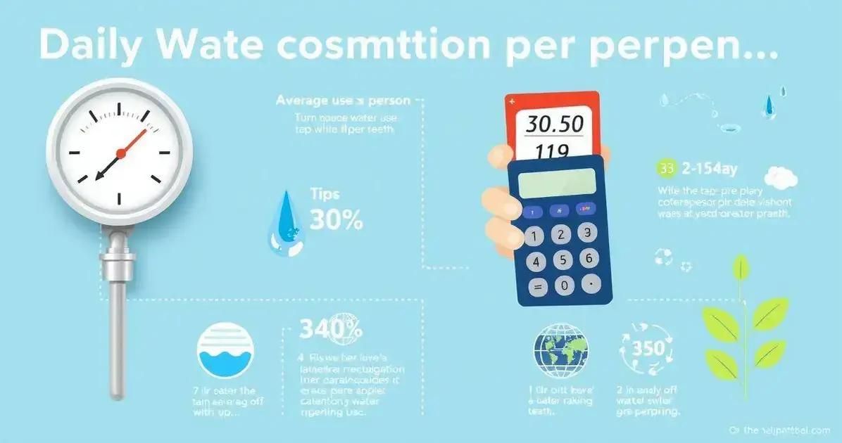 Dicas para reduzir o consumo de água