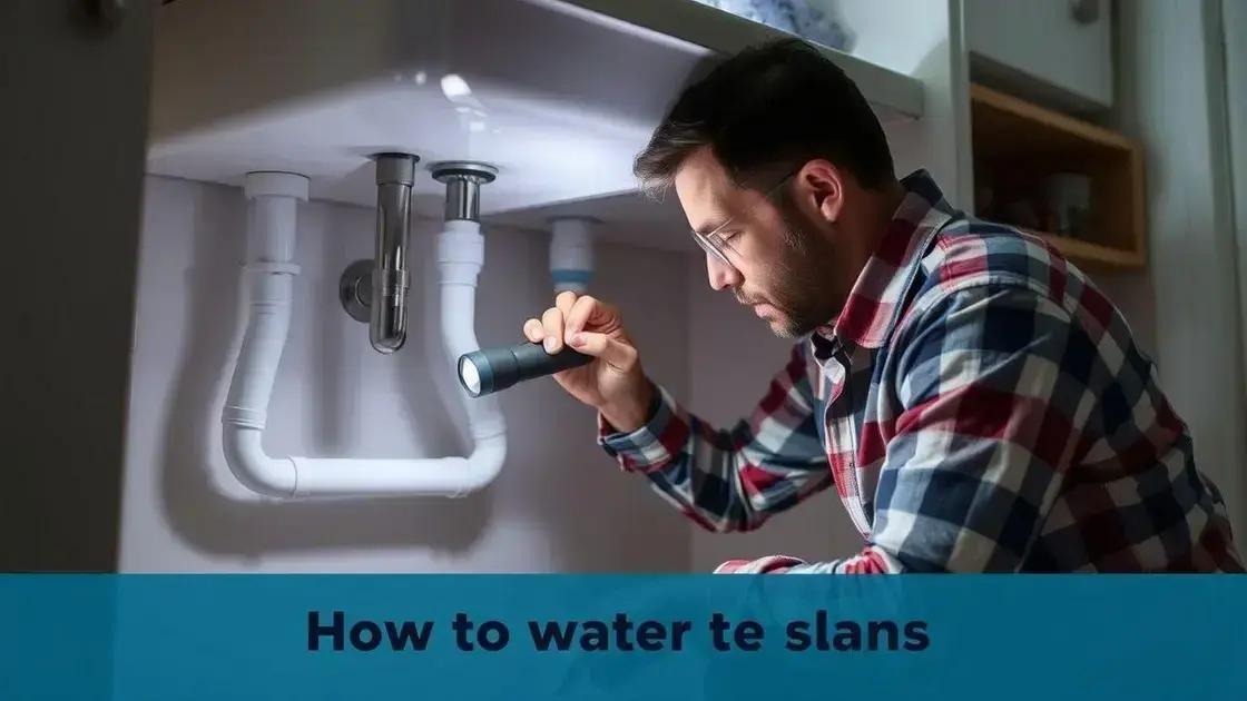 Como verificar vazamento de água em residência? dicas para evitar sustos
